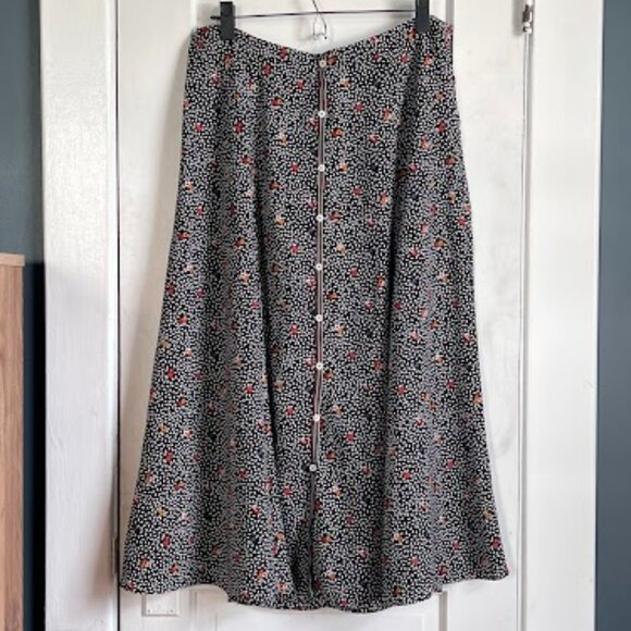 Max Studio Floral Midi Skirt - Picture 1 of 7